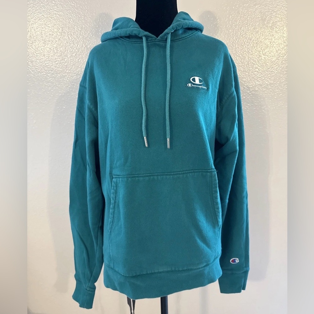 Champion Men's Teal Hoodie